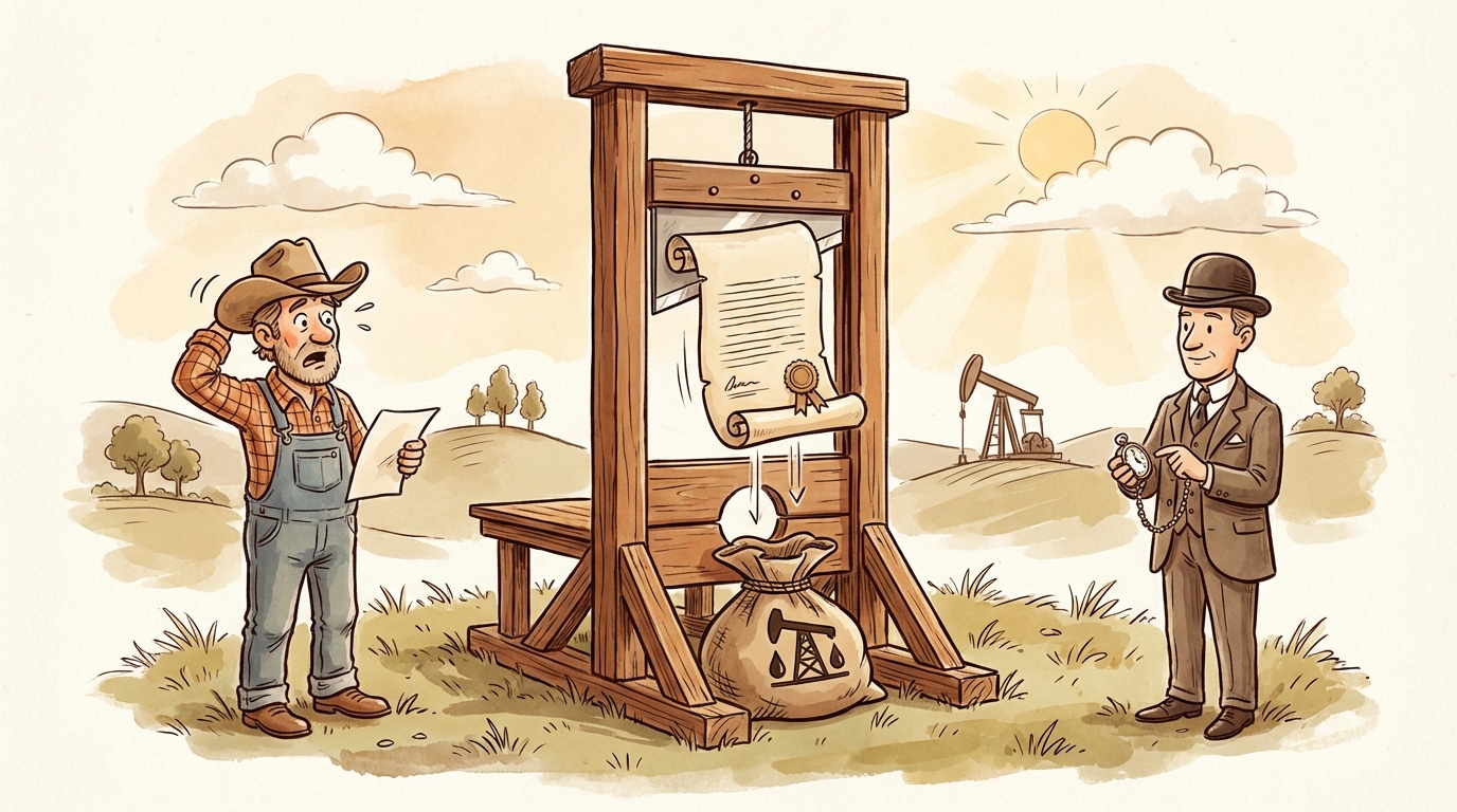 The Duhig Guillotine: How One Bad Deed Can Delete Your Mineral Rights